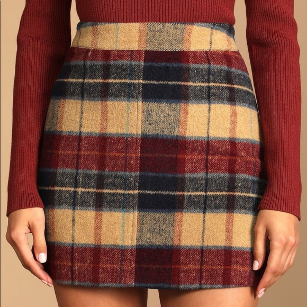 Lulu's Plaid skirt